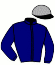 casaque portée par Velon Mlle M. jockey du cheval de course KOURKOUM (FR), information pmu ZETURF