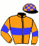 casaque portée par Mendizabal I. jockey du cheval de course VISUALISATION (IE), information pmu ZETURF