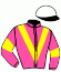 casaque portée par Santiago Mlle D. jockey du cheval de course ROBIN DES PLAGES (FR), information pmu ZETURF