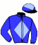 casaque portée par Mendizabal I. jockey du cheval de course IZLAZ (IE), information pmu ZETURF