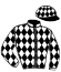casaque portée par Baron T. jockey du cheval de course RANNAN (FR), information pmu ZETURF