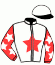 casaque portée par Boisseau L. jockey du cheval de course TAAL, information pmu ZETURF