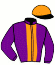 casaque portée par Gutierrez Val A. jockey du cheval de course SHANGHAI ME, information pmu ZETURF