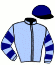 casaque portée par Marquand T. jockey du cheval de course QUICKTHORN, information pmu ZETURF
