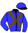 casaque portée par Moore Rya. L. jockey du cheval de course GLOUNTHAUNE, information pmu ZETURF