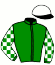 casaque portée par Foley S. jockey du cheval de course PIVOTAL TRIGGER, information pmu ZETURF