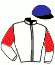 casaque portée par Guyon M. jockey du cheval de course GRAND GLORY, information pmu ZETURF casaque portée par Guyon M. jockey du cheval de course GRAND GLORY, information pmu ZETURF