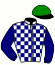 casaque portée par Mosse G. jockey du cheval de course VALIABAD, information pmu ZETURF