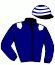 casaque portée par Velon Mlle M. jockey du cheval de course FILLE DU ROI, information pmu ZETURF casaque portée par Velon Mlle M. jockey du cheval de course FILLE DU ROI, information pmu ZETURF