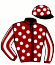 casaque portée par Demuro C. jockey du cheval de course MUTABAHI, information pmu ZETURF casaque portée par Demuro C. jockey du cheval de course MUTABAHI, information pmu ZETURF