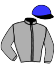 casaque portée par Eyquem Jb. jockey du cheval de course ROYAL CADEAU, information pmu ZETURF