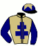 casaque portée par James S. jockey du cheval de course MOLTEN ROCK, information pmu ZETURF casaque portée par James S. jockey du cheval de course MOLTEN ROCK, information pmu ZETURF
