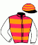 casaque portée par Pasquier S. jockey du cheval de course EGIATEGIA, information pmu ZETURF