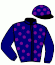 casaque portée par Veron F. jockey du cheval de course LOVE AFFAIR, information pmu ZETURF casaque portée par Veron F. jockey du cheval de course LOVE AFFAIR, information pmu ZETURF