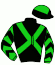 casaque portée par Bails Mlle L. jockey du cheval de course FAYONA, information pmu ZETURF