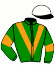 casaque portée par Journiac H. jockey du cheval de course IRLANDIA, information pmu ZETURF casaque portée par Journiac H. jockey du cheval de course IRLANDIA, information pmu ZETURF