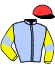 casaque portée par Seidl M. jockey du cheval de course ANSPRUCH, information pmu ZETURF