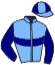 casaque portée par Mcmonagle D. B. jockey du cheval de course AL RIFFA, information pmu ZETURF
