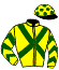 casaque portée par Pouchin A. jockey du cheval de course PANGAEA, information pmu ZETURF