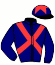 casaque portée par Pouchin A. jockey du cheval de course REMIX, information pmu ZETURF
