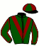 casaque portée par Seguy V. jockey du cheval de course MANGAKEN, information pmu ZETURF