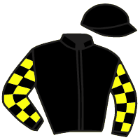 casaque portée par Guillemin Mme C. jockey du cheval de course CHAAM, information pmu ZETURF