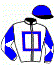 casaque portée par Guyon M. jockey du cheval de course MOSHRIF, information pmu ZETURF casaque portée par Guyon M. jockey du cheval de course MOSHRIF, information pmu ZETURF