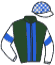 casaque portée par Lebouc Hug. jockey du cheval de course SALSA CHIC, information pmu ZETURF casaque portée par Lebouc Hug. jockey du cheval de course SALSA CHIC, information pmu ZETURF
