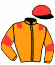 casaque portée par Mangione R. jockey du cheval de course KOURAL, information pmu ZETURF