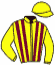 casaque portée par Remoue Pie. jockey du cheval de course LAVIRCA DODVILLE, information pmu ZETURF