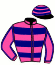 casaque portée par Velon Mlle M. jockey du cheval de course PICANES, information pmu ZETURF