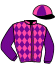 casaque portée par Crastus A. jockey du cheval de course AMERICAN FLAG, information pmu ZETURF