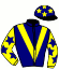 casaque portée par Guyon M. jockey du cheval de course WIT PERD, information pmu ZETURF