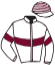 casaque portée par Bachelot T. jockey du cheval de course MIA MAN, information pmu ZETURF