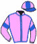 casaque portée par Shepherd C. jockey du cheval de course CHECKANDCHALLENGE, information pmu ZETURF
