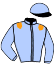 casaque portée par Morris Luk. jockey du cheval de course BRAVE EMPEROR, information pmu ZETURF