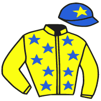 casaque portée par Remoue Pie. jockey du cheval de course CHESTER SKY, information pmu ZETURF