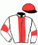 casaque portée par Murzabayev B. jockey du cheval de course ALESSIO, information pmu ZETURF casaque portée par Murzabayev B. jockey du cheval de course ALESSIO, information pmu ZETURF