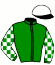 casaque portée par Doyle Mme Hol. jockey du cheval de course COMIC BOOK, information pmu ZETURF