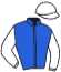 casaque portée par Guyon M. jockey du cheval de course YOOX, information pmu ZETURF