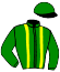 casaque portée par Bachelot T. jockey du cheval de course AMRITA, information pmu ZETURF