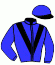 casaque portée par Pouchin A. jockey du cheval de course KALEO JIM, information pmu ZETURF