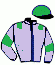 casaque portée par Marquette Max. jockey du cheval de course KENJI, information pmu ZETURF
