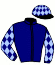 casaque portée par Demuro C. jockey du cheval de course KISS ME SONNE, information pmu ZETURF