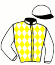 casaque portée par Belmont Cés. jockey du cheval de course SPEED OF MOTIVATOR, information pmu ZETURF