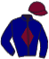 casaque portée par Bails Mlle L. jockey du cheval de course INTRIGUATOR, information pmu ZETURF