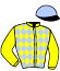 casaque portée par Boisseau L. jockey du cheval de course CLICCLIC PANPANPAN, information pmu ZETURF