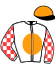 casaque portée par Thomas Ron. jockey du cheval de course CHONBURI, information pmu ZETURF