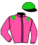 casaque portée par Corallo E. jockey du cheval de course MONJARAZ, information pmu ZETURF