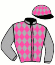 casaque portée par Lecoeuvre C. jockey du cheval de course AMIATA, information pmu ZETURF